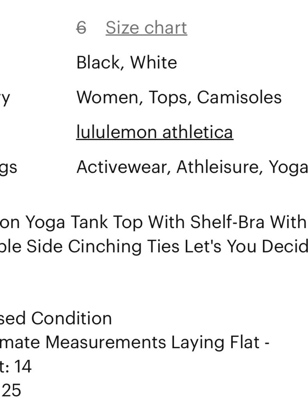 LULULEMON SPECKLED RUCHED RACERBACK TANK TOP - Picture 7 of 7